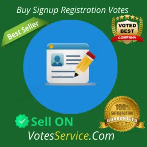 Buy Signup Registration Contest Votes